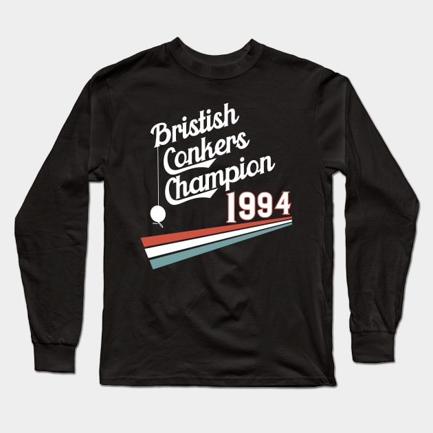 British Conker Champion Long Sleeve T-Shirt by LovableDuck